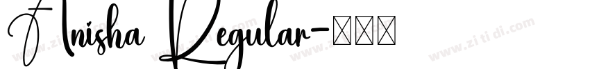Anisha Regular字体转换